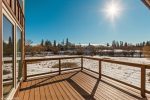 Beautiful unobstructed views from your deck 